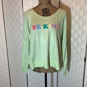 True Self Be Kind Mint Sweatshirt